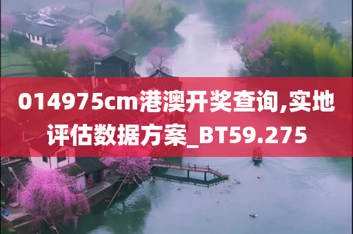 014975cm港澳开奖查询,实地评估数据方案_BT59.275