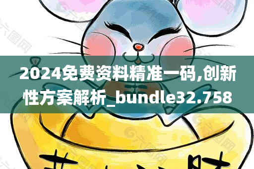 2024免费资料精准一码,创新性方案解析_bundle32.758