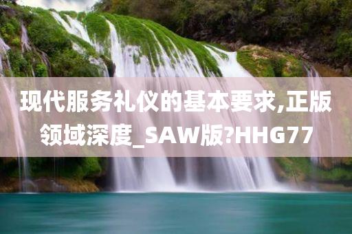 现代服务礼仪的基本要求,正版领域深度_SAW版?HHG77