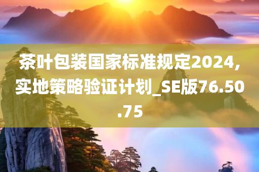 茶叶包装国家标准规定2024,实地策略验证计划_SE版76.50.75