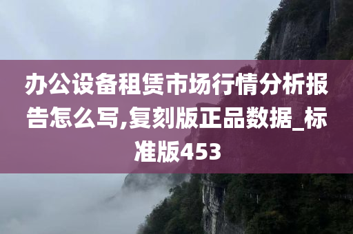 办公设备租赁市场行情分析报告怎么写,复刻版正品数据_标准版453