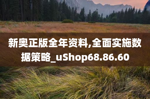 新奥正版全年资料,全面实施数据策略_uShop68.86.60