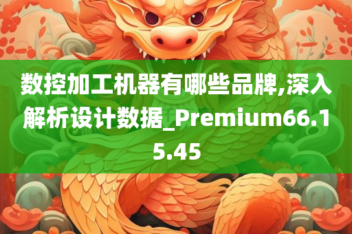 数控加工机器有哪些品牌,深入解析设计数据_Premium66.15.45