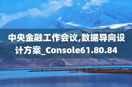 中央金融工作会议,数据导向设计方案_Console61.80.84