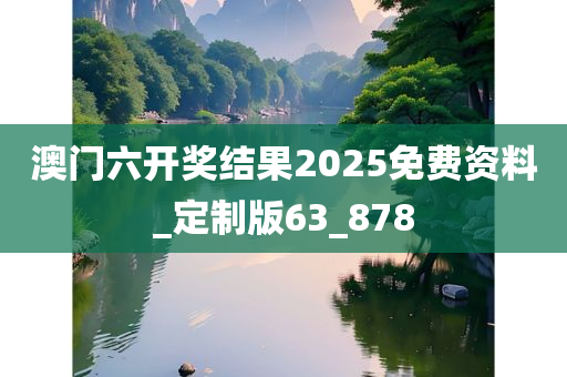 澳门六开奖结果2025免费资料_定制版63_878