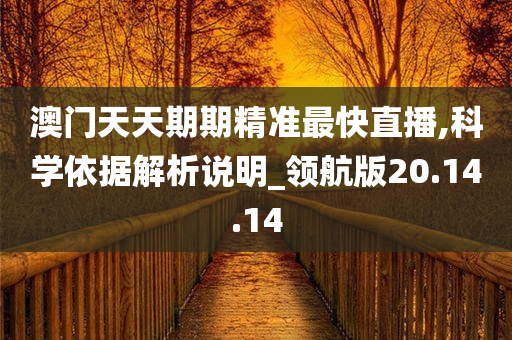 澳门天天期期精准最快直播,科学依据解析说明_领航版20.14.14