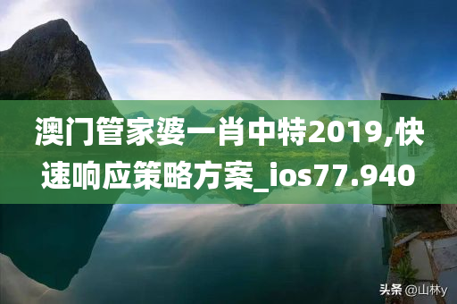 澳门管家婆一肖中特2019,快速响应策略方案_ios77.940