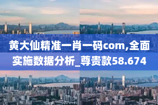 黄大仙精准一肖一码com,全面实施数据分析_尊贵款58.674