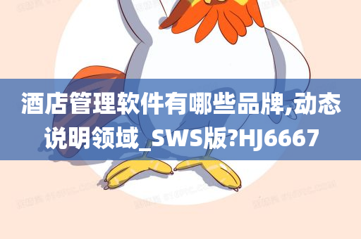 酒店管理软件有哪些品牌,动态说明领域_SWS版?HJ6667