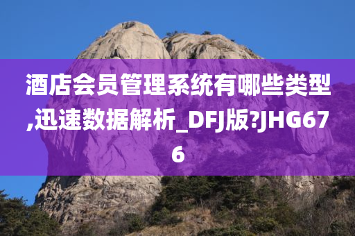 酒店会员管理系统有哪些类型,迅速数据解析_DFJ版?JHG676