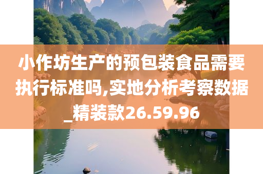 小作坊生产的预包装食品需要执行标准吗,实地分析考察数据_精装款26.59.96