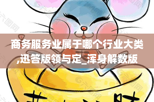 商务服务业属于哪个行业大类,迅答版领与定_浑身解数版