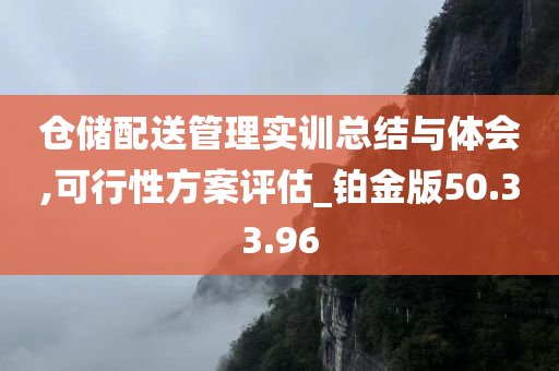 仓储配送管理实训总结与体会,可行性方案评估_铂金版50.33.96