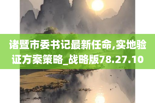 诸暨市委书记最新任命,实地验证方案策略_战略版78.27.10