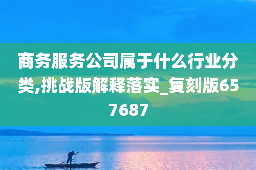 商务服务公司属于什么行业分类,挑战版解释落实_复刻版657687