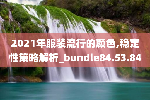 2021年服装流行的颜色,稳定性策略解析_bundle84.53.84