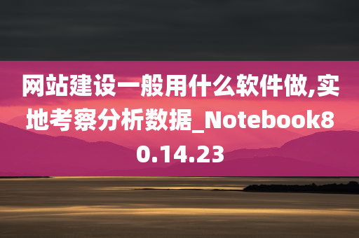 网站建设一般用什么软件做,实地考察分析数据_Notebook80.14.23