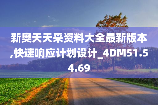 新奥天天采资料大全最新版本,快速响应计划设计_4DM51.54.69