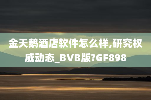 金天鹅酒店软件怎么样,研究权威动态_BVB版?GF898