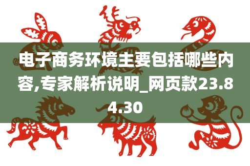 电子商务环境主要包括哪些内容,专家解析说明_网页款23.84.30