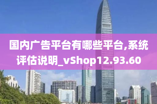 国内广告平台有哪些平台,系统评估说明_vShop12.93.60