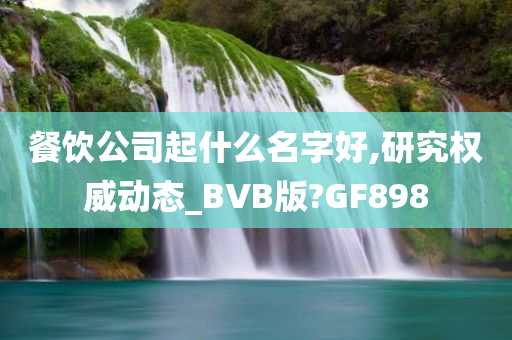 餐饮公司起什么名字好,研究权威动态_BVB版?GF898