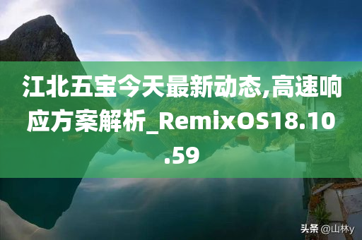 江北五宝今天最新动态,高速响应方案解析_RemixOS18.10.59