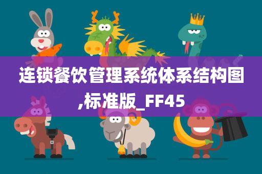 连锁餐饮管理系统体系结构图,标准版_FF45