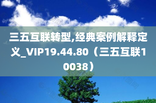 三五互联转型,经典案例解释定义_VIP19.44.80（三五互联10038）