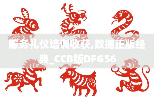 服务礼仪培训收获,数据正版经典_CCB版DFG56