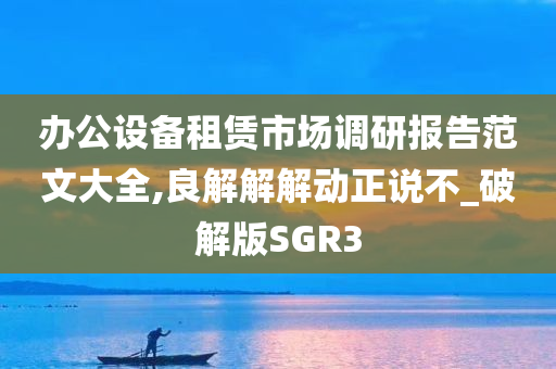 办公设备租赁市场调研报告范文大全,良解解解动正说不_破解版SGR3