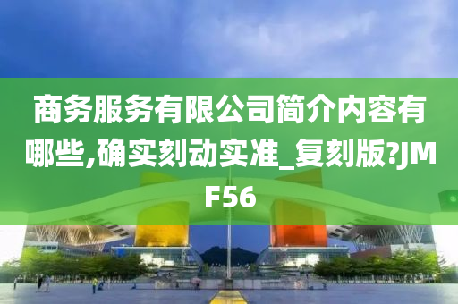 商务服务有限公司简介内容有哪些,确实刻动实准_复刻版?JMF56