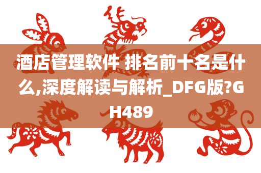 酒店管理软件 排名前十名是什么,深度解读与解析_DFG版?GH489