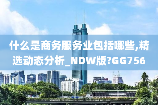 什么是商务服务业包括哪些,精选动态分析_NDW版?GG756