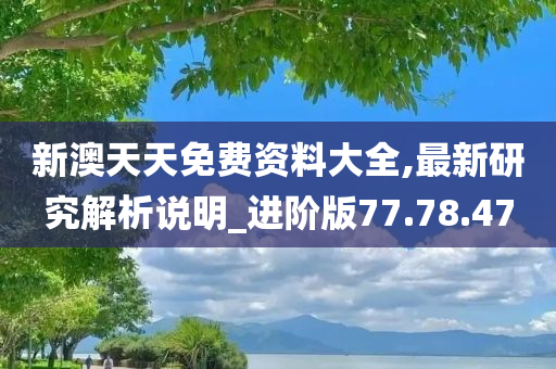 新澳天天免费资料大全,最新研究解析说明_进阶版77.78.47