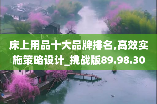 床上用品十大品牌排名,高效实施策略设计_挑战版89.98.30