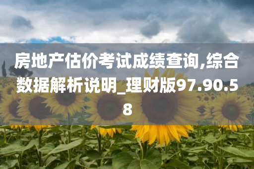 房地产估价考试成绩查询,综合数据解析说明_理财版97.90.58