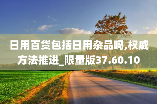 日用百货包括日用杂品吗,权威方法推进_限量版37.60.10