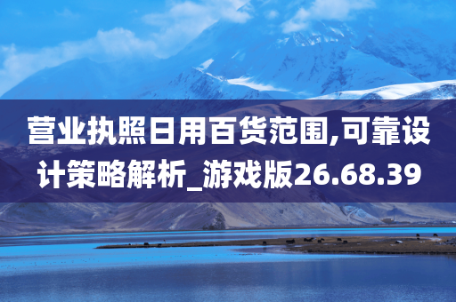 营业执照日用百货范围,可靠设计策略解析_游戏版26.68.39