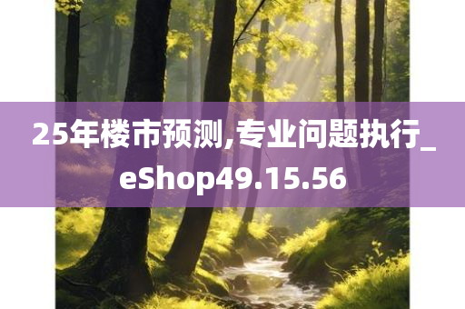 25年楼市预测,专业问题执行_eShop49.15.56