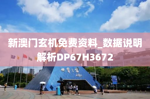 新澳门玄机免费资料_数据说明解析DP67H3672