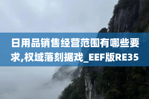 日用品销售经营范围有哪些要求,权域落刻据戏_EEF版RE35