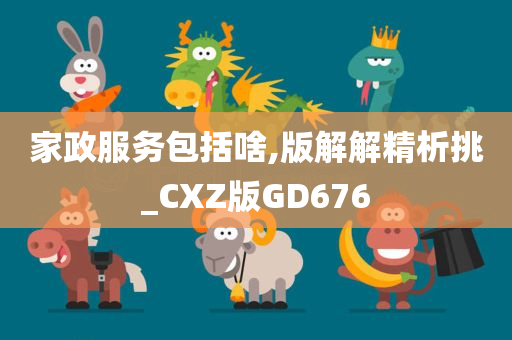 家政服务包括啥,版解解精析挑_CXZ版GD676