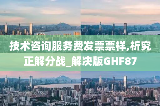 技术咨询服务费发票票样,析究正解分战_解决版GHF87