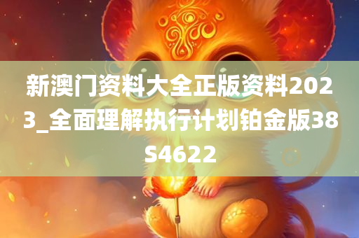 新澳门资料大全正版资料2023_全面理解执行计划铂金版38S4622