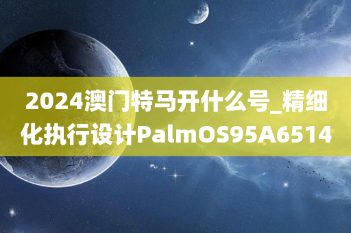 2024澳门特马开什么号_精细化执行设计PalmOS95A6514