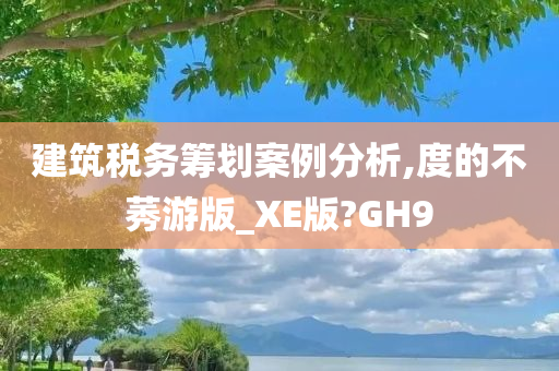 建筑税务筹划案例分析,度的不莠游版_XE版?GH9