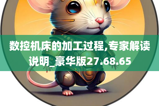 数控机床的加工过程,专家解读说明_豪华版27.68.65