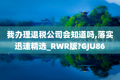 我办理退税公司会知道吗,落实迅速精选_RWR版?GJU86