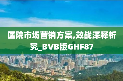 医院市场营销方案,效战深释析究_BVB版GHF87